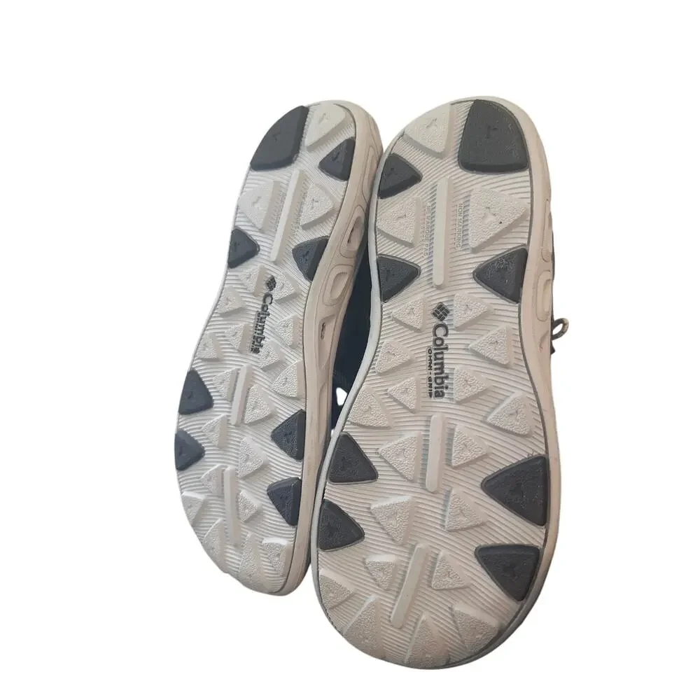 Columbia Youth Boys Sandals 7 Gray Water Resistant Boating Hiking Fishing Shoes